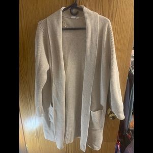Gap long sleeve cardigan duster